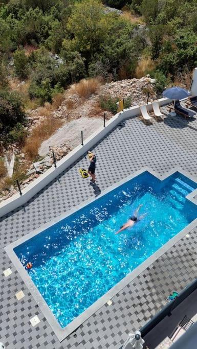 Apartment Vista Oasis With Pool And Terrace Trogir Dış mekan fotoğraf