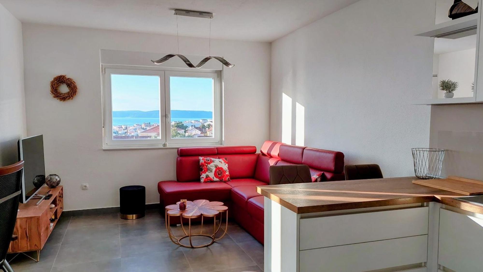 Apartment Vista Oasis With Pool And Terrace Trogir Dış mekan fotoğraf